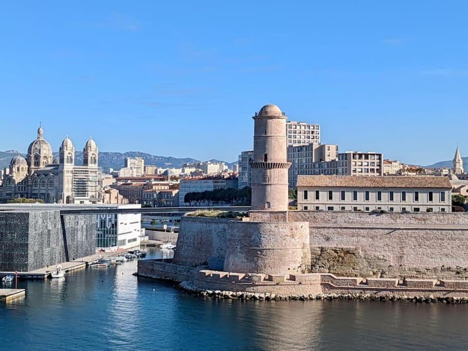 Superbe Appart, Central, Petit Balcon & Vue Place Marseille Exterior photo